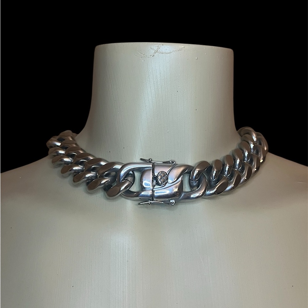 Stainless Steel Thick Cuban Chain Choker